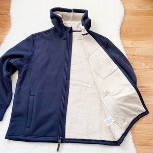 Smith's Workwear Thermal Sherpa Lined Jacket, Hooded, Pockets, Heather Navy, XL